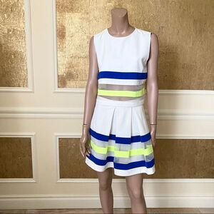 Revolve Endless Rose cream 2 pieces skirt set S-M